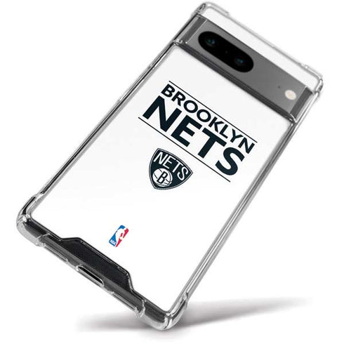 NBA Brooklyn Nets Standard - White Google Pixel 8a Clear Case